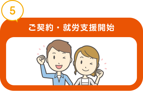 ご契約・就労支援開始